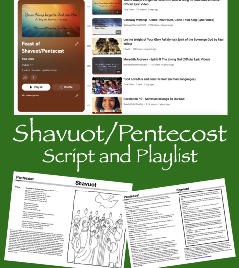 Shavuot Pentecost Script and Playlist